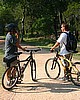 Nomad Bicycle Trunk Bag - on trail